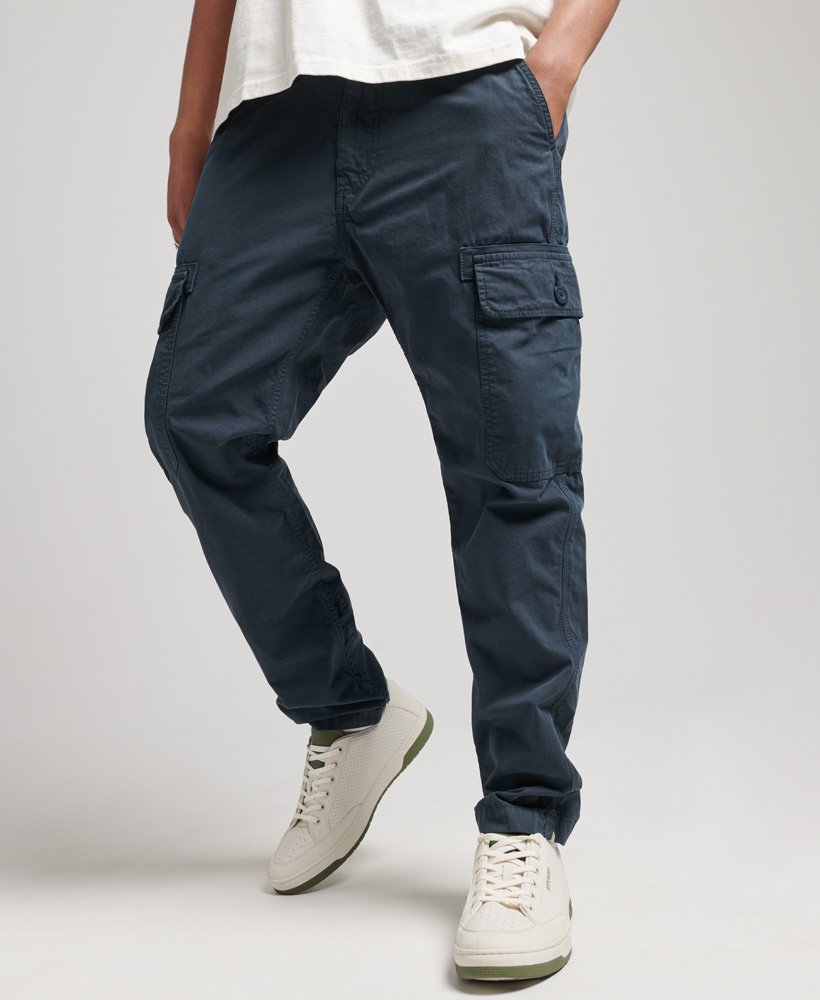 Men's Vintage Tapered Cargo Pants in Nordic Chrome Navy