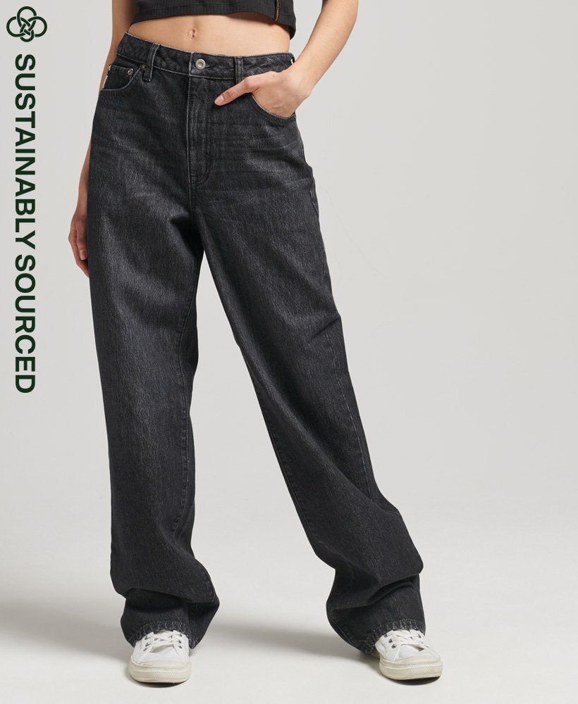 Superdry - Jean large Vintage en coton bio - Jeans pour Femme