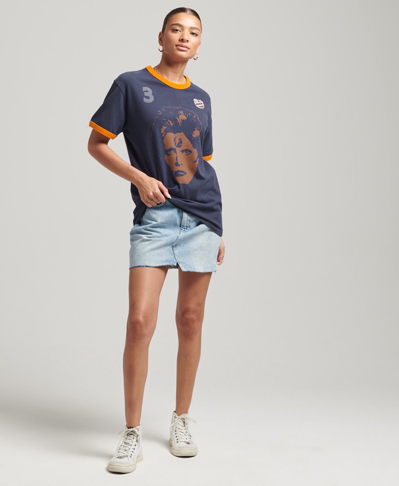 Superdry Womens Ringspun Allstars Db Vintage Re-Issue T-Shirt | eBay