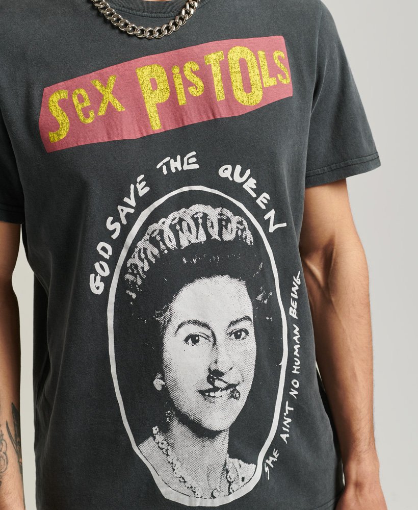 Mens - Sex Pistols Limited Edition Band T-shirt in Black | Superdry