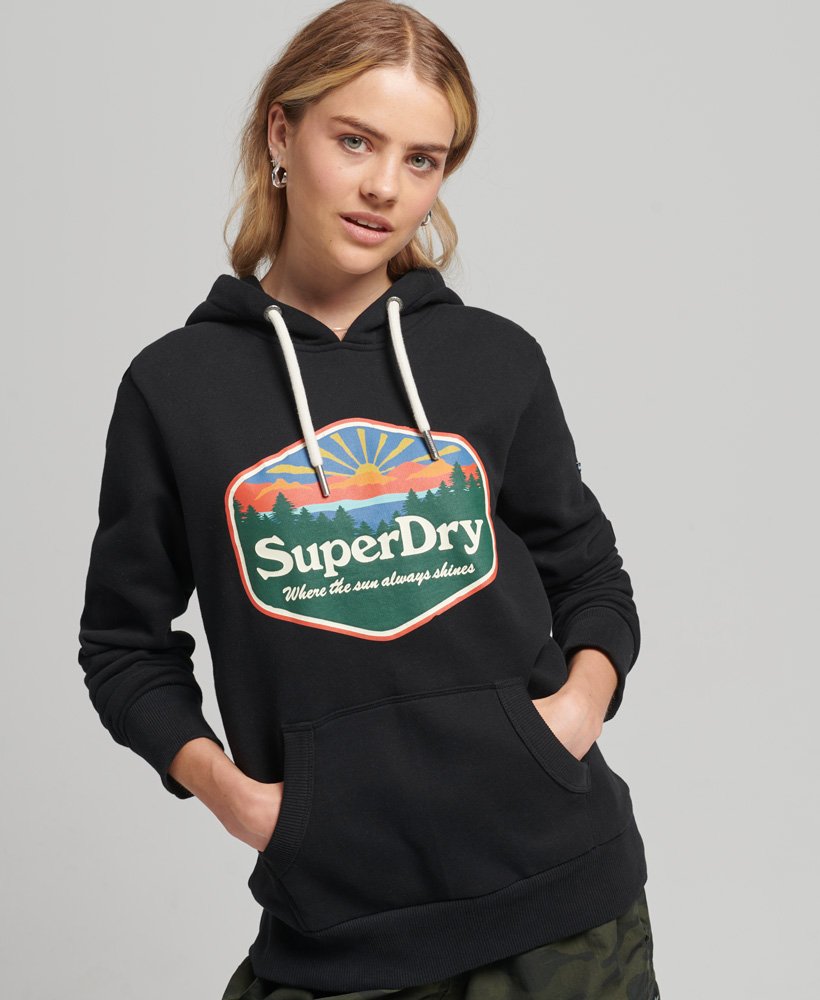 effectief De Alpen groentje Superdry Travel Hoodie - Women's Womens Hoodies-and-sweatshirts