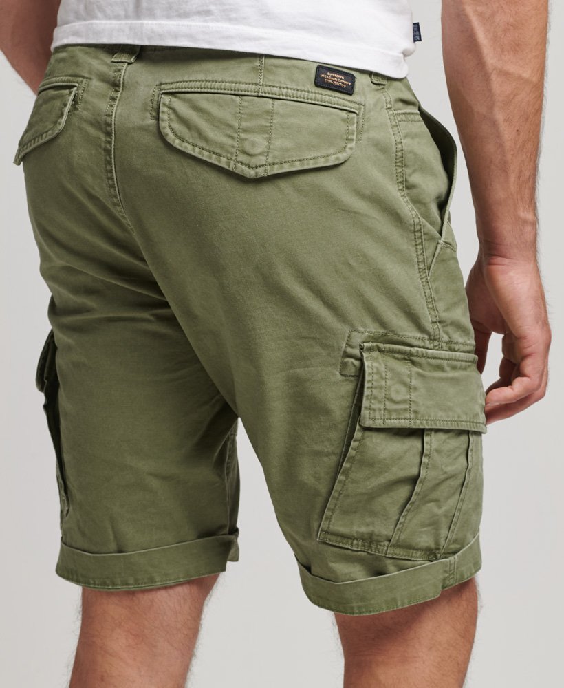 Homme Vêtements Shorts Shorts fluides/cargo Short cargo Vintage Core en coton bio Superdry pour homme en coloris Gris 