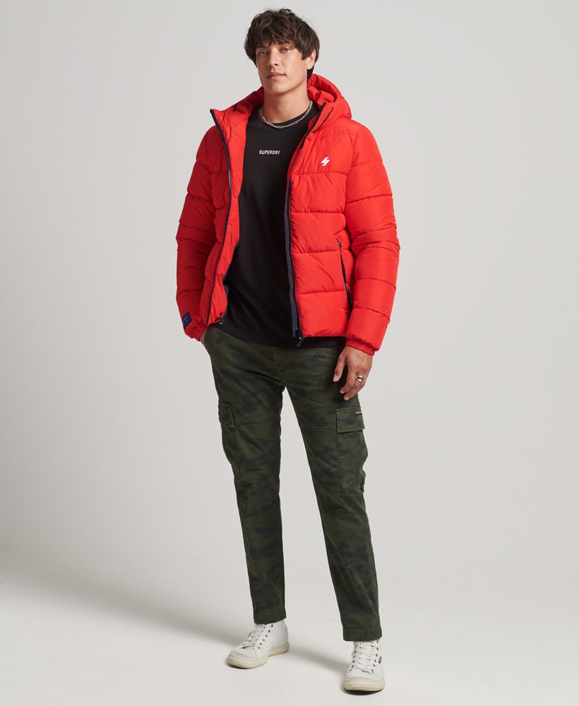 pantry in terms of team Superdry Sports Puffer Hooded Jacket - Men's Mens Jackets