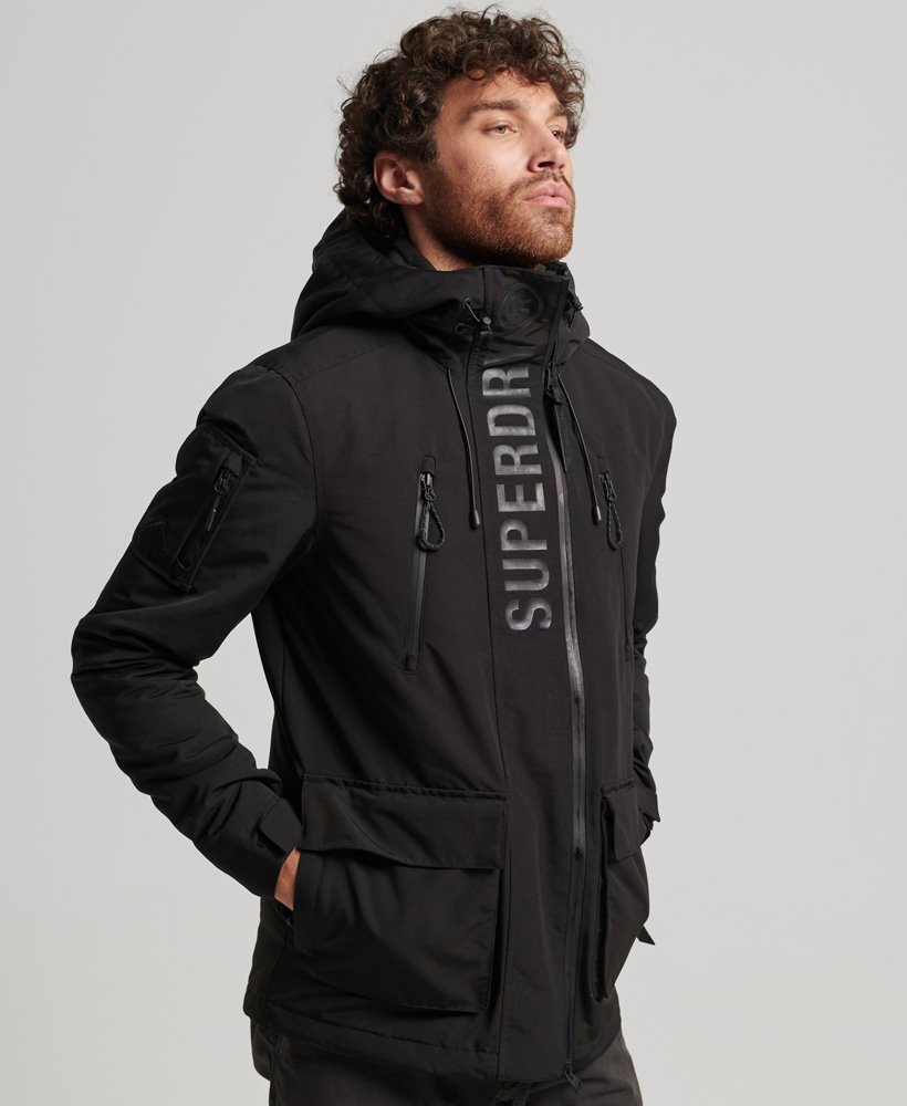 Hombre – Chaqueta cortavientos SD Ultimate en Negro Azabache/negro Superdry  ES