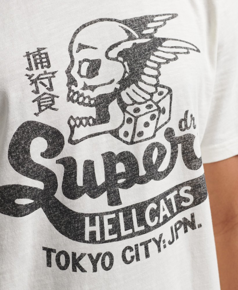 Camiseta Para Hombre Blackout Rock Graphic Superdry