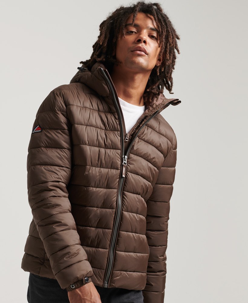 Superdry clarendon down hooded deals jacket