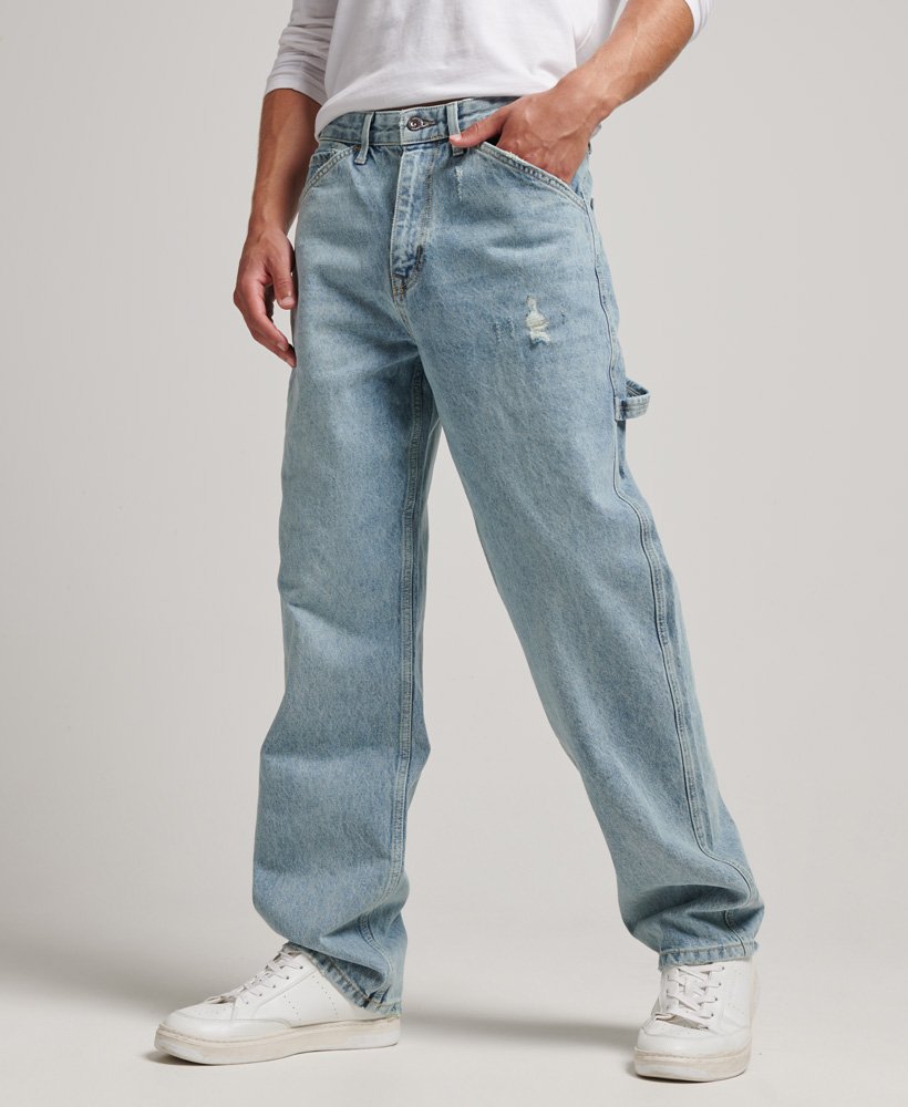 vragen Kan niet Oefening Superdry Organic Cotton Carpenter Jeans - Men's Mens Jeans