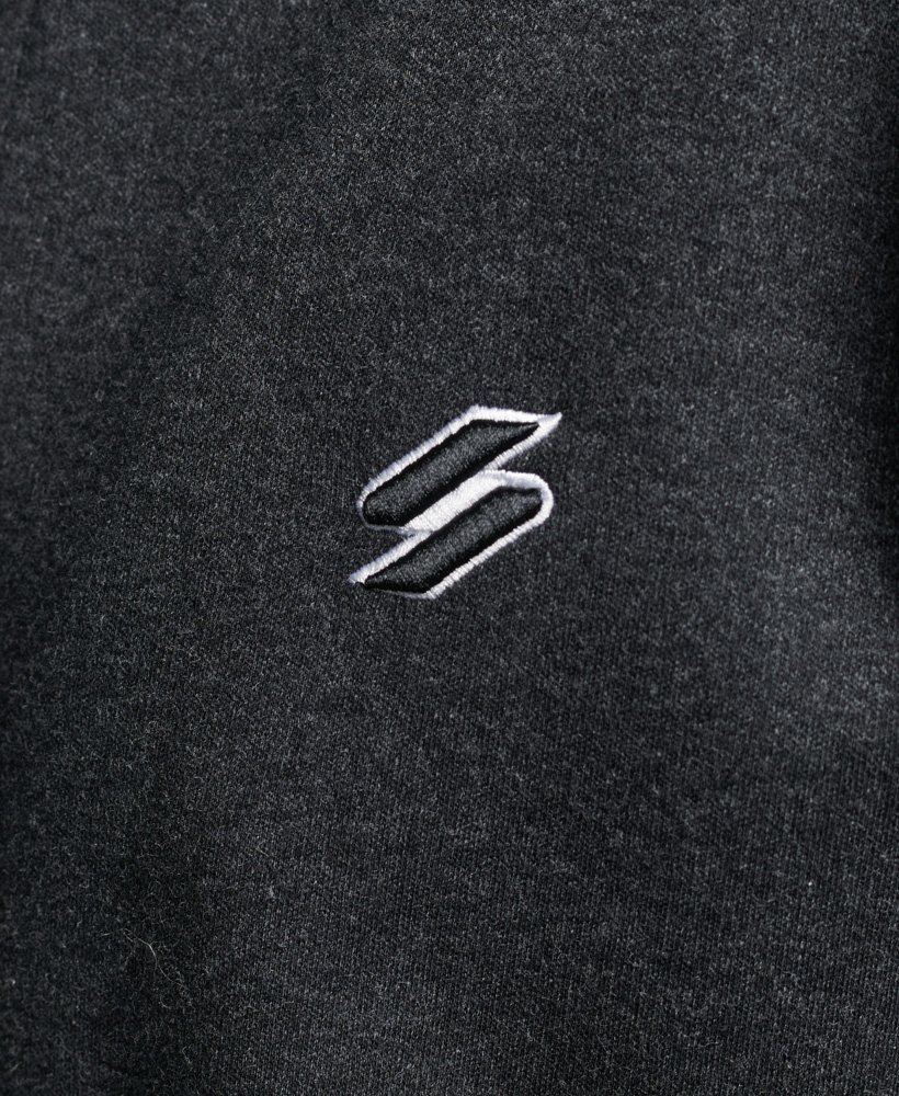 Women’s Oversized Track Jacket in Darkest Charcoal Marl Superdry