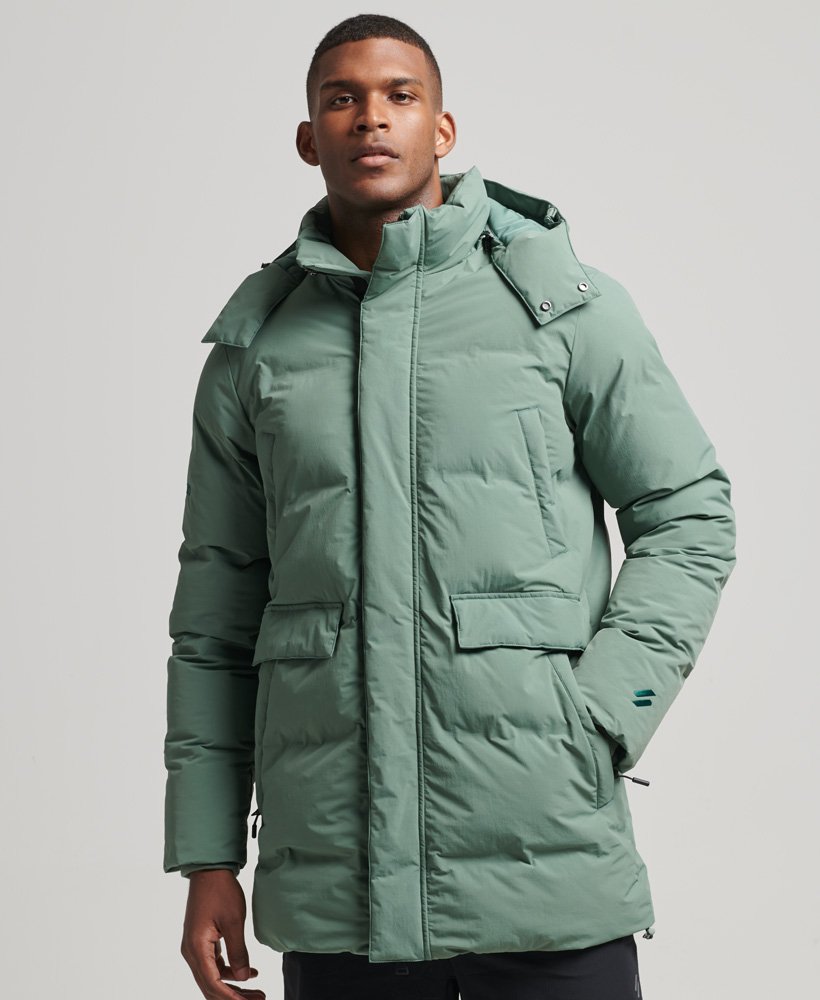 Boxy puffer store jacket mens