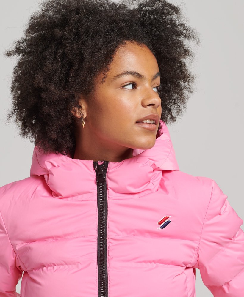 Womens - Heat Sealed Padded Jacket in Pink | Superdry