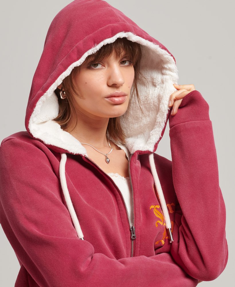 Superdry winter hoodie hot sale with fleece lining