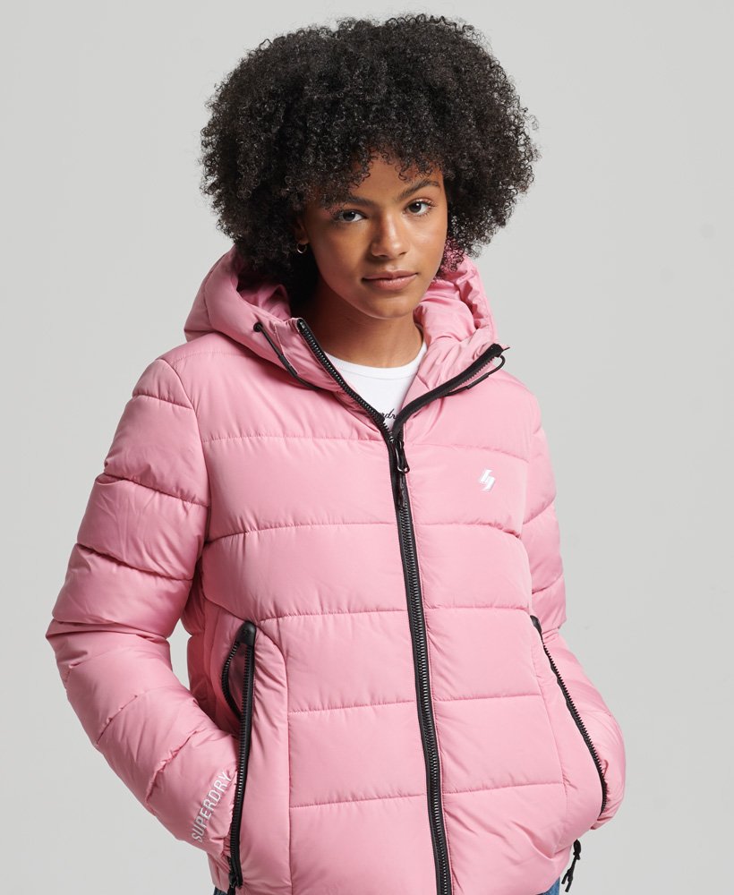 Parka rose poudré femme hot sale