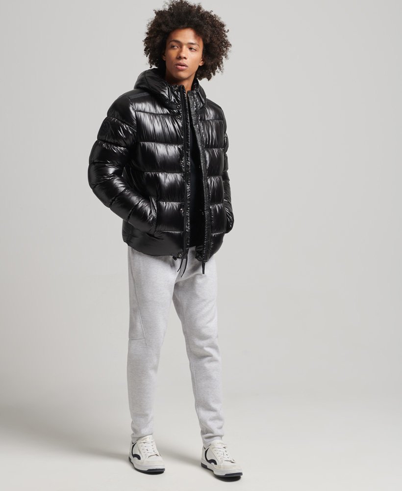 Men's - XPD Sports Luxe Puffer Jacket in Black | Superdry UK
