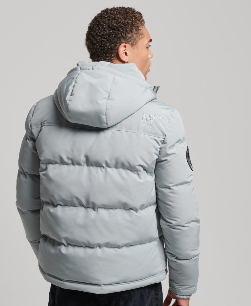 Men's - Everest Hooded Puffer Jacket in Skylark | Superdry UK