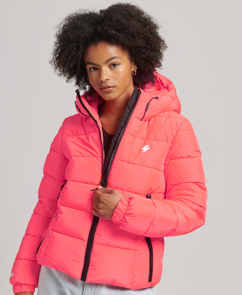 Superdry Hooded Spirit Sports Puffer Jacket - Women's Womens Jackets