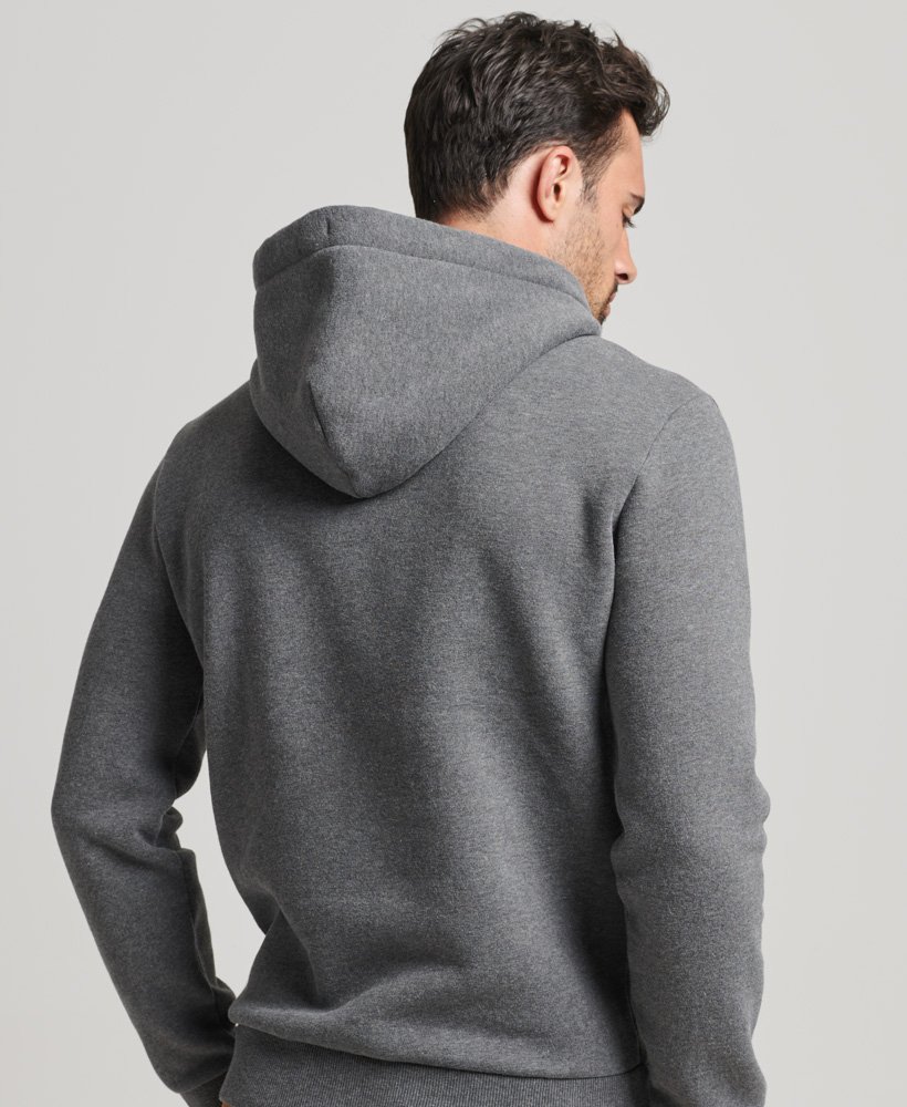 Mens - Athletic Hoodie in Grey | Superdry UK