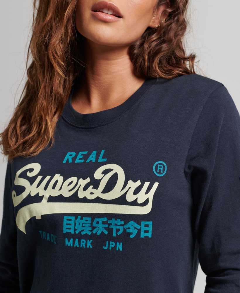 superdry long sleeve t shirt women's