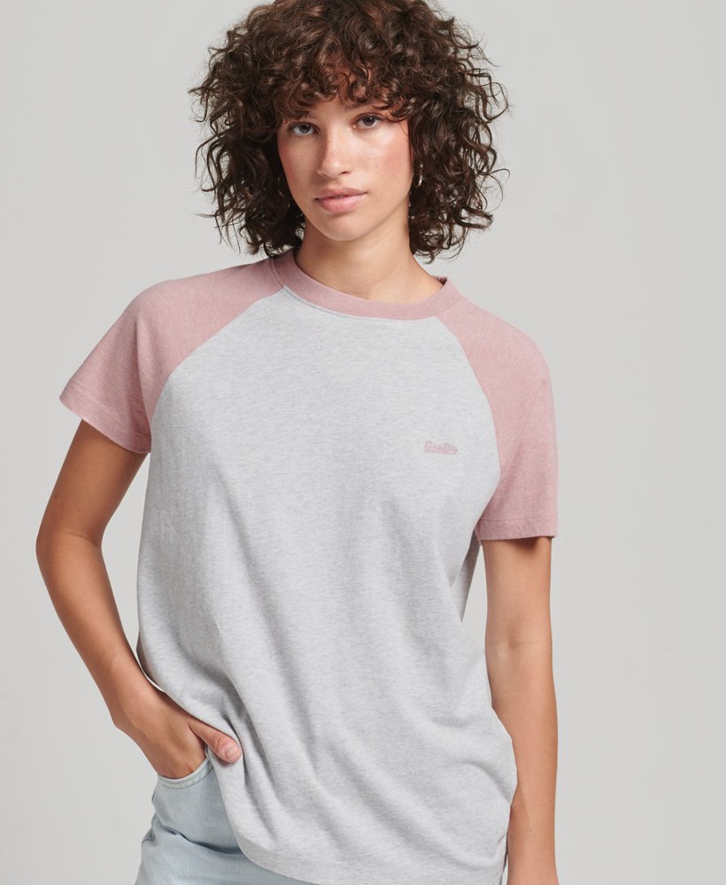 Superdry VINTAGE LOGO - Sweatshirt - la soft pink marl/pink