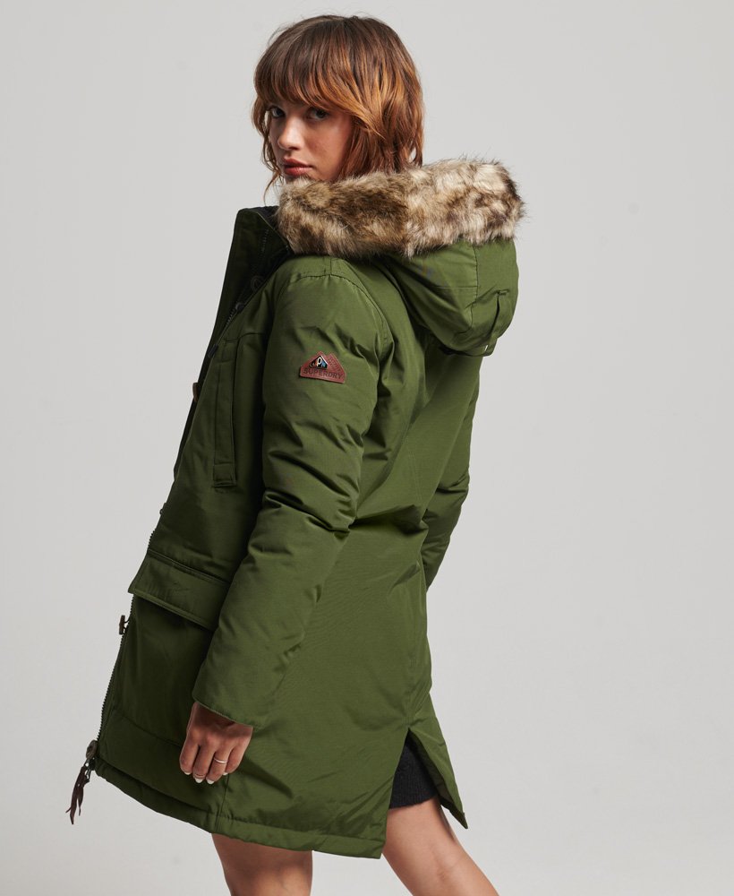 seinpaal wetgeving aanvaarden Superdry Hooded Faux Fur Down Parka Coat - Women's Products