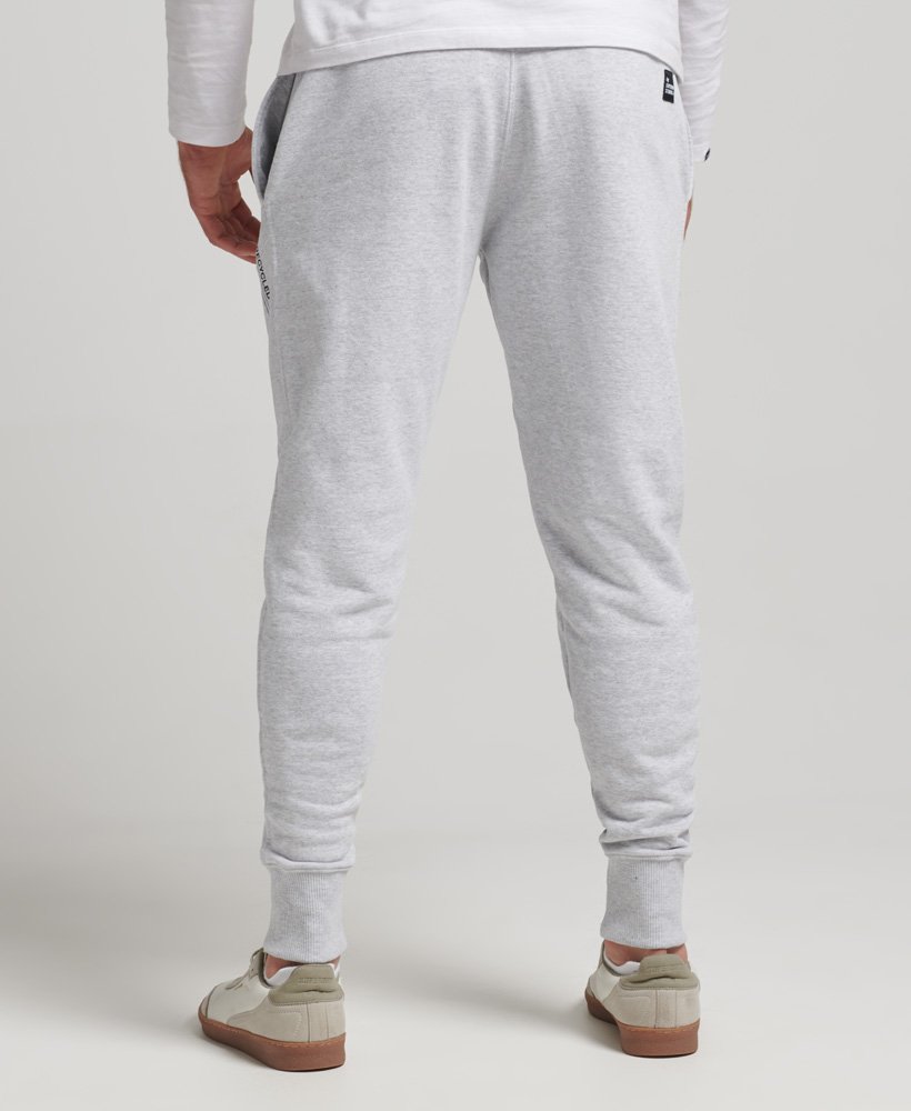 Mens - Recycled Micro Side Joggers in Flake Marl | Superdry