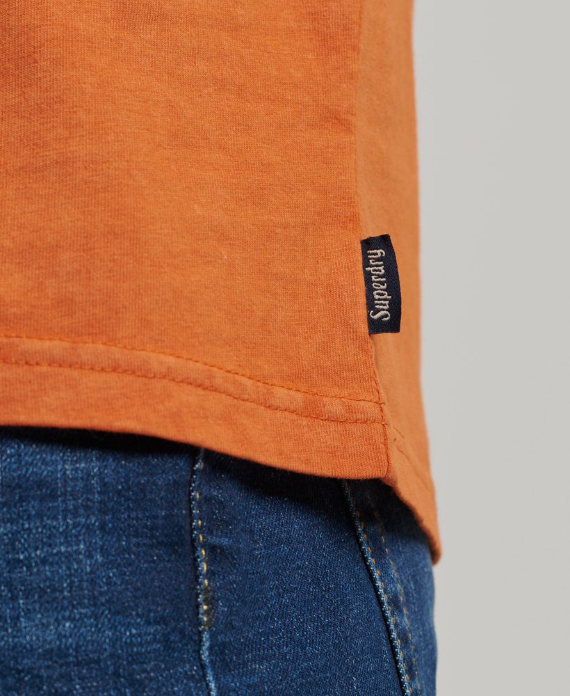 Mens - Vintage Venue T-Shirt in Denim Co Rust Orange | Superdry UK