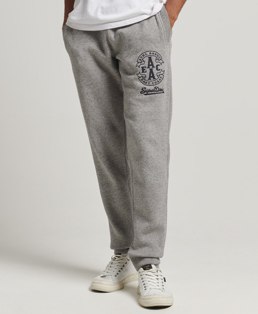 Superdry College Logo Slim Fit Cuffed Joggers - Men's Mens Sweatpants