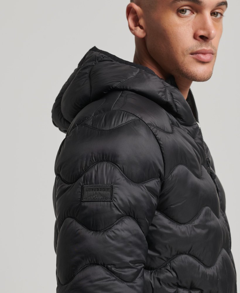 Superdry UK Hooded Lightweight Padded Coat - Mens Mens Best-sellers