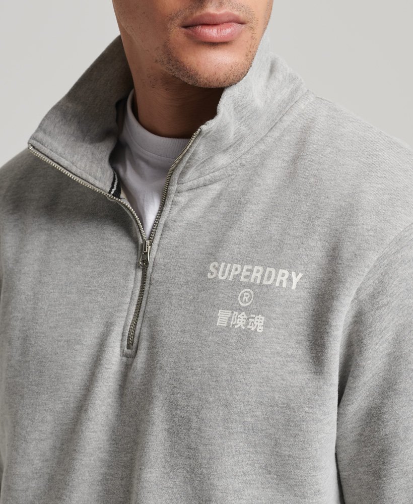 Superdry half zip online hoodie