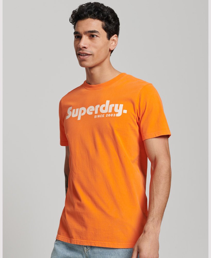 Men's Sale Vintage Terrain Classic T-Shirt in Denver Orange | Superdry UK