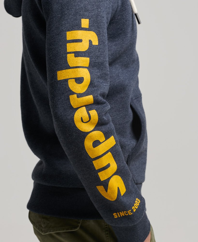 Sweat à Capuche Superdry Homme Rouge - Zip Intégral Taille M - Occasion Bon état