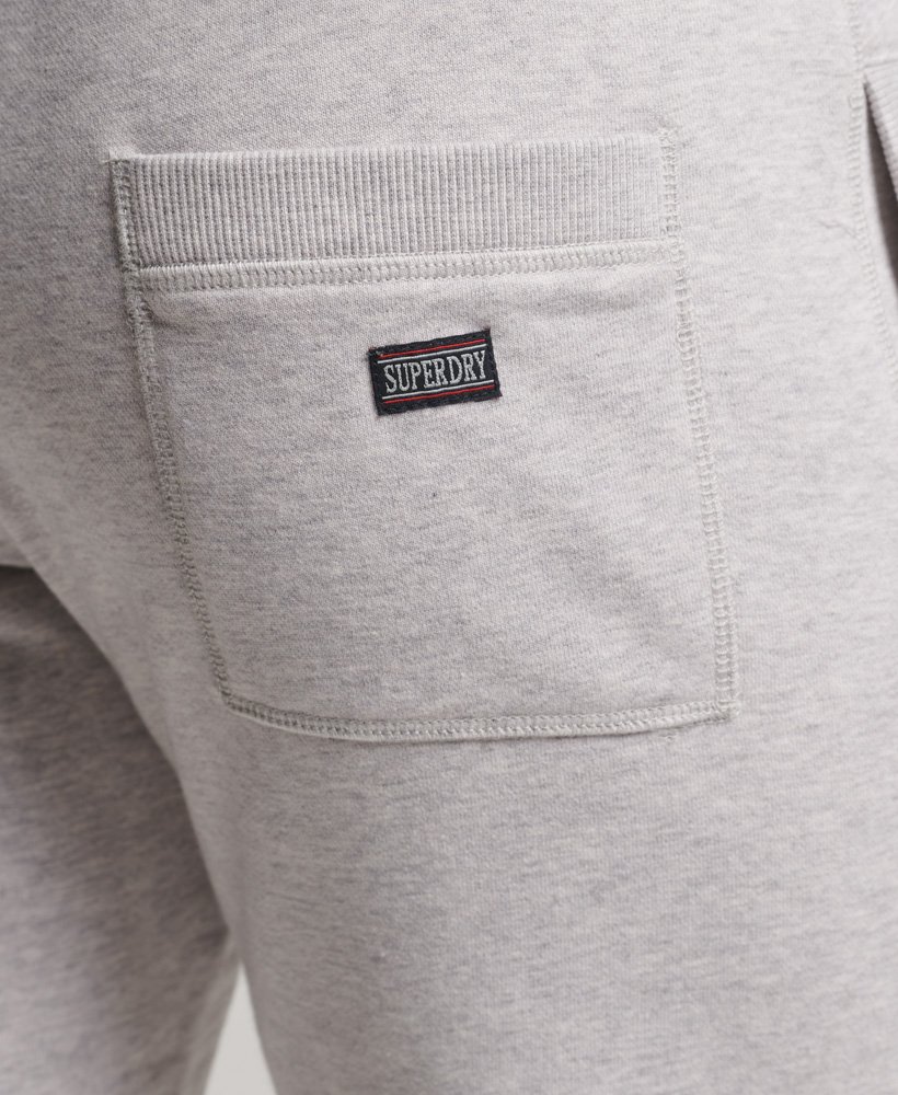 Mens - Gym Athletic Unbrushed Joggers in Glacier Grey Marl | Superdry