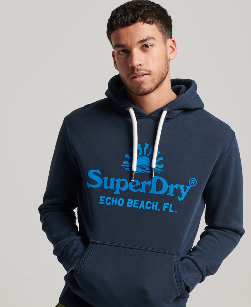 Superdry Vintage Hoodies-and-sweatshirts Mens - Men\'s Venue Neon Hoodie