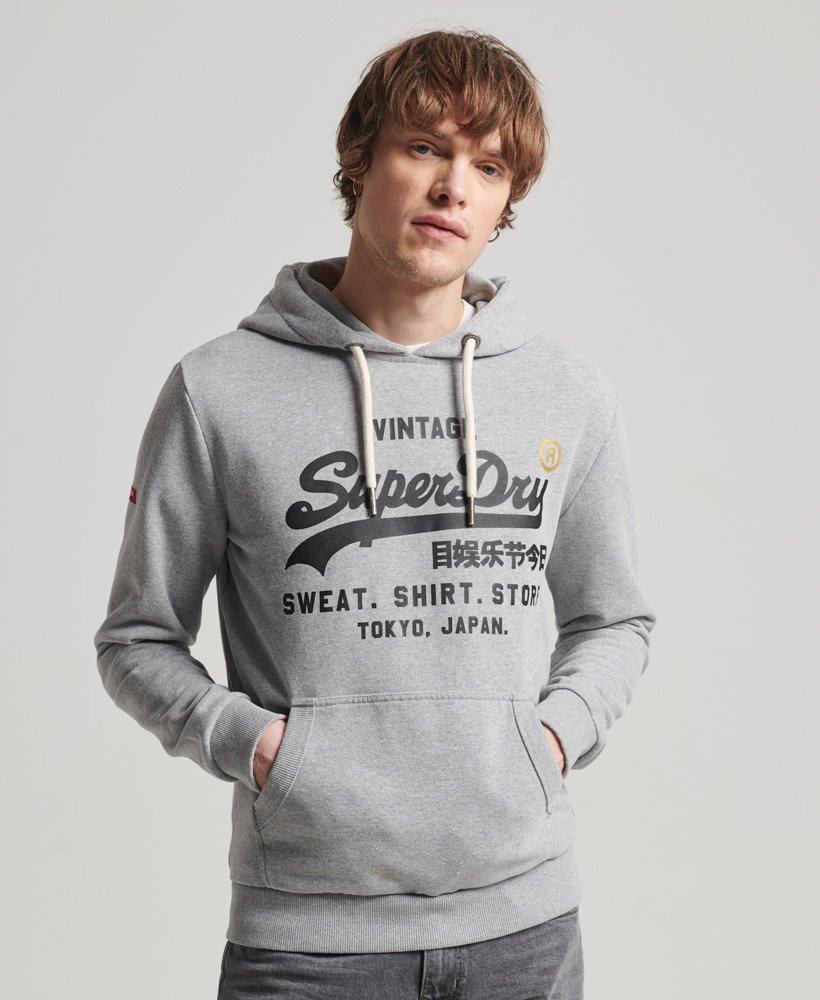 Superdry Classic Logo Store Hoodies-and-sweatshirts Hoodie Men\'s Mens Vintage -