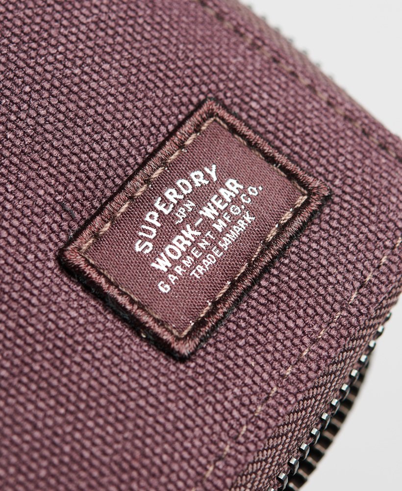 Men's Classic Zip Wallet in Rich Red Burgundy | Superdry CA-EN