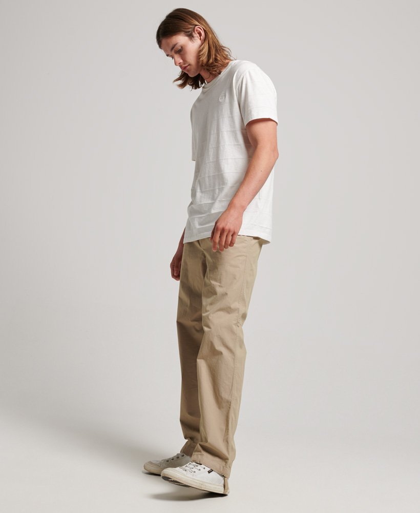 Mens - Woven Joggers in Canyon Sand Brown | Superdry UK