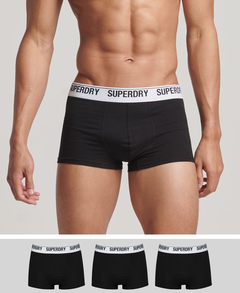 Superdry Organic Cotton Boxers Triple Pack - Men's Mens Underwear