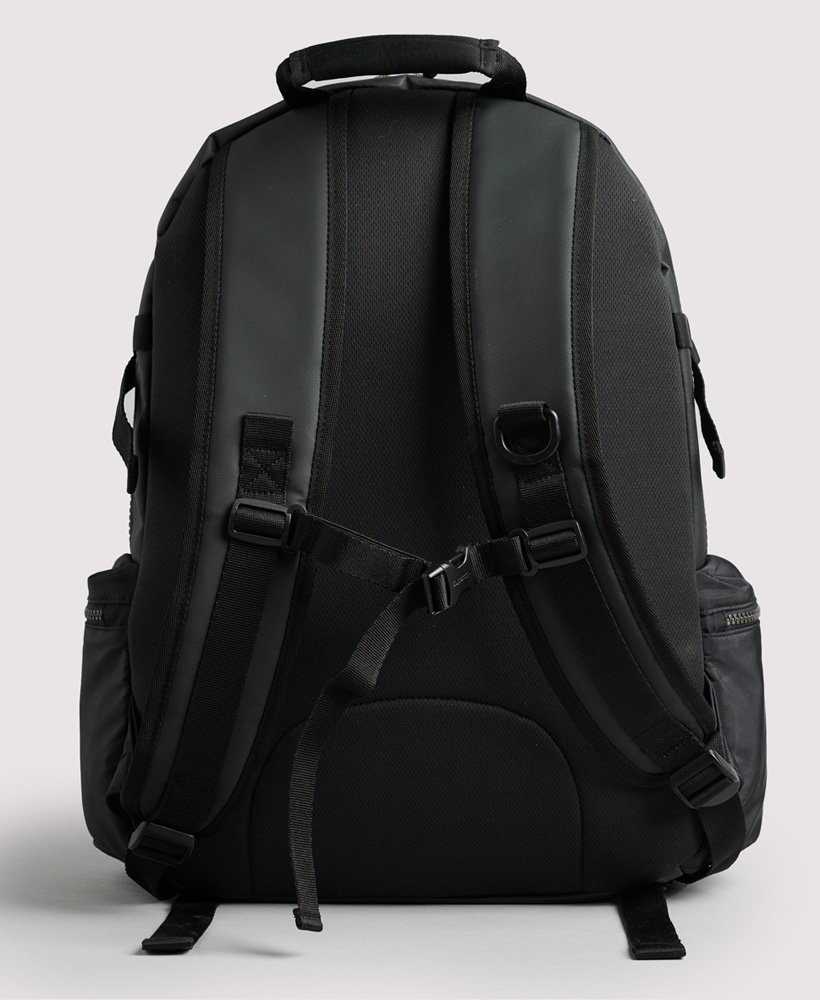 Mens - Mountain Tarp Graphic Backpack in Black/optic Aop | Superdry