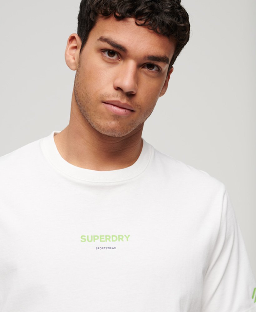 Mens Sportswear TShirt in White Superdry UK