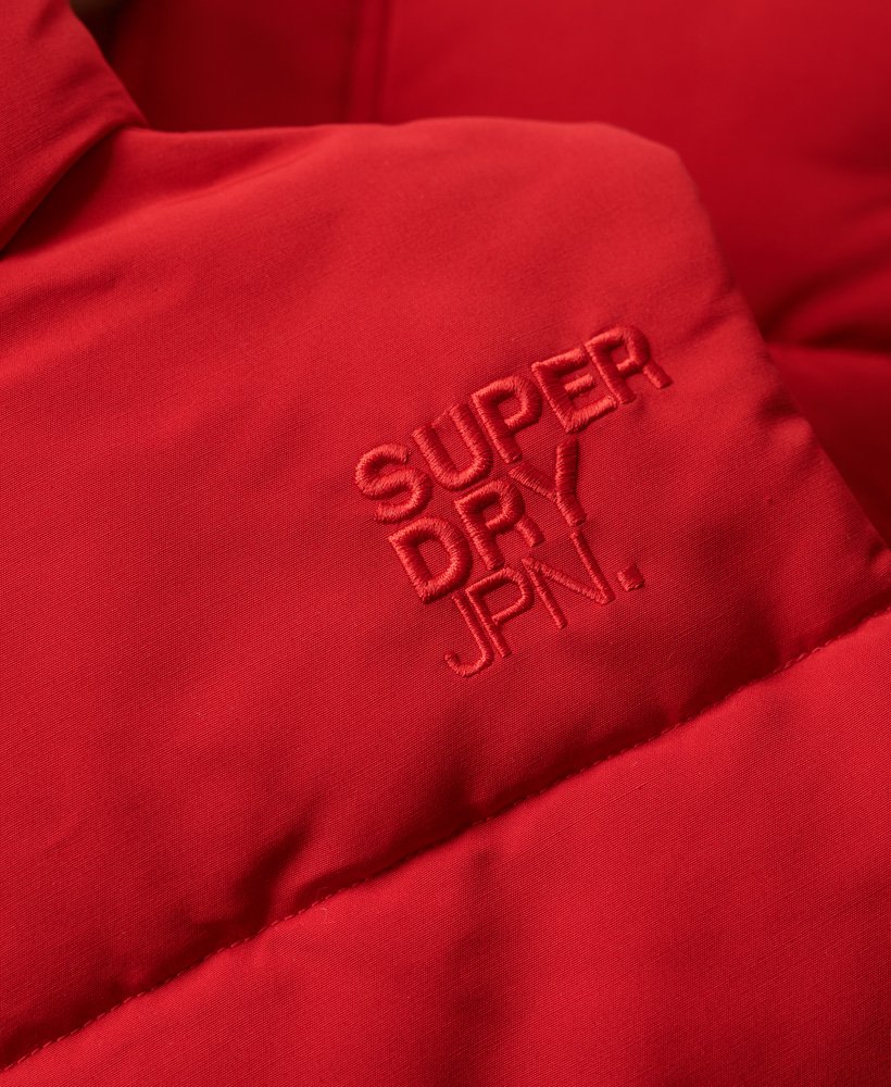 Superdry UK Everest Faux Fur Puffer Gilet - Womens Sale Womens Jackets