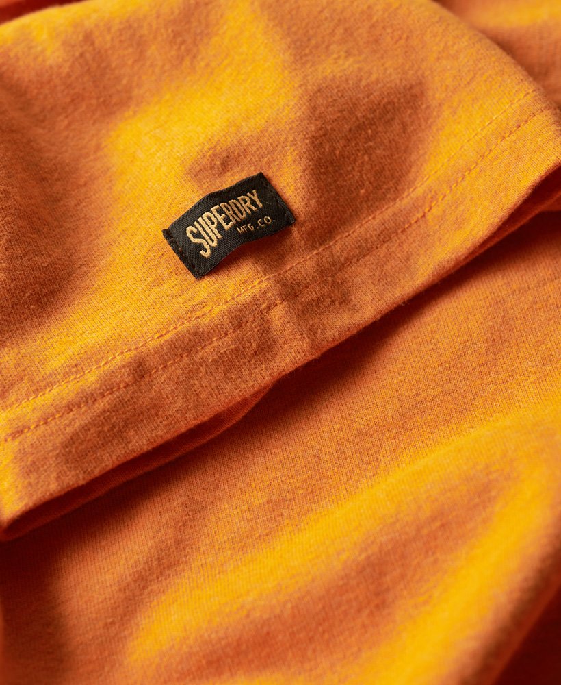 Men\'s Embossed | in Gold US Logo Thrift T-Shirt Superdry Vintage Marl