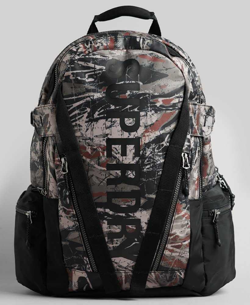 Men's - Mountain Tarp Graphic Backpack in Camo Aop | Superdry IE