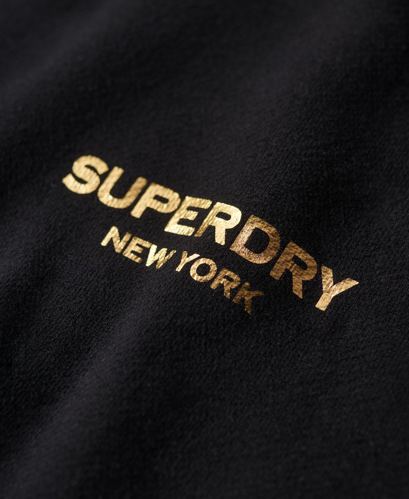 Superdry Locker fallendes Sport Luxe Sweatshirt mit Rundhalsausschnitt