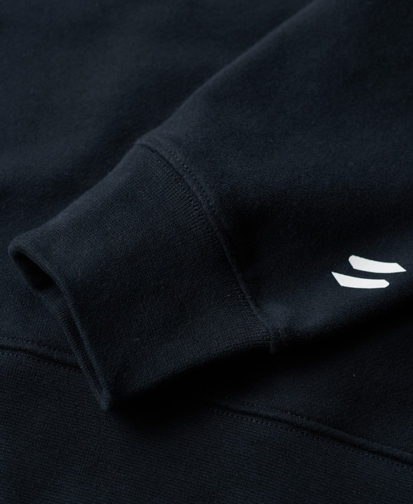 Mens - Sports Logo Relaxed Fit Half Zip Sweatshirt in Eclipse Navy ...