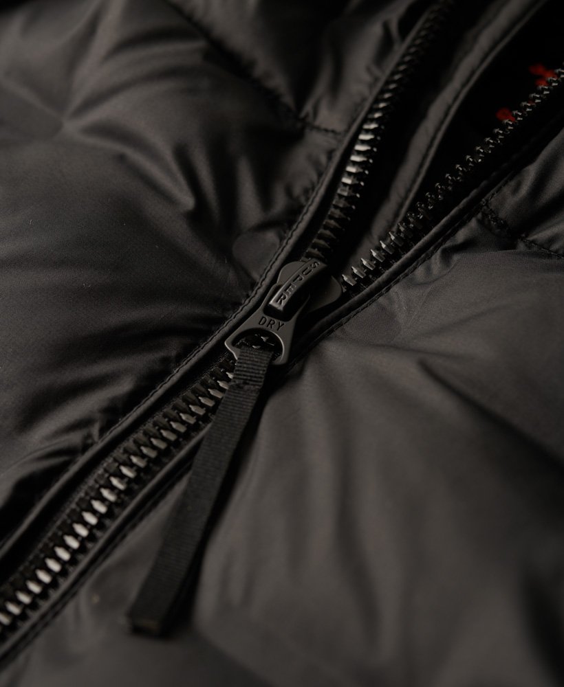 Men's - Short Quilted Puffer Jacket in Black | Superdry UK