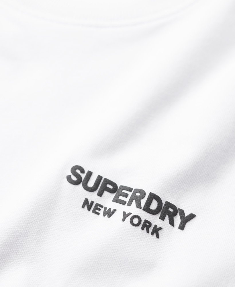 Mens - Luxury Sport Loose T-Shirt in Brilliant White | Superdry UK