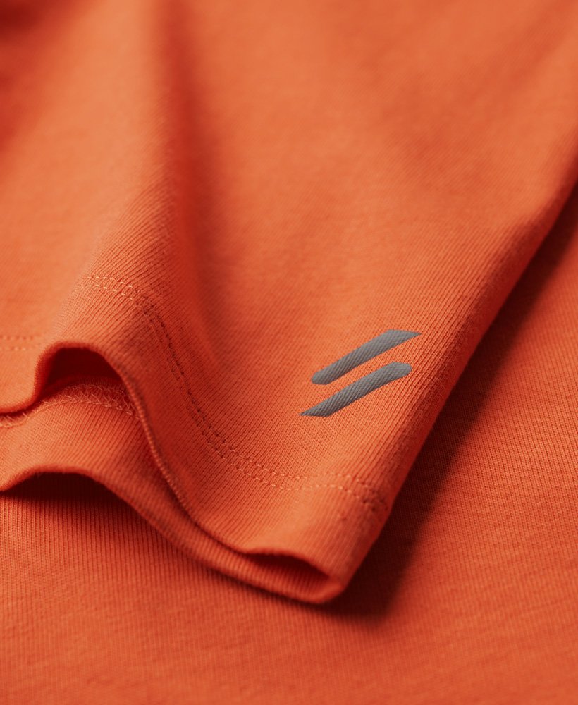 Mens - Logo Print Oversized T-Shirt in Flare Orange | Superdry UK