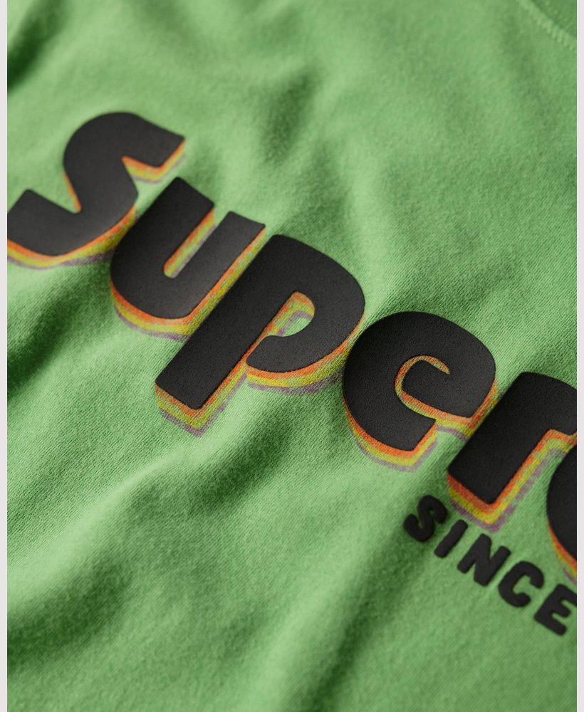 Men's Sale Terrain Logo Print Relaxed Fit T-Shirt in Soft Green ...