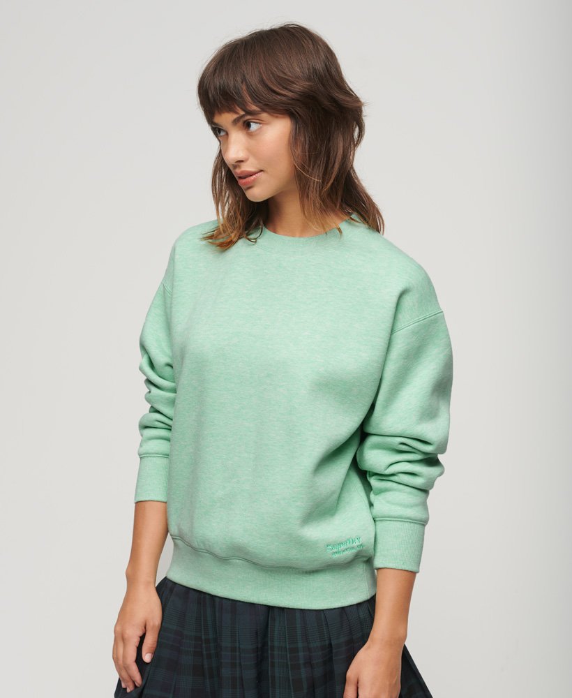 Superdry Essential Sweatshirt Logo Womens - Fit sweatshirts Women\'s Relaxed Hoodies-and