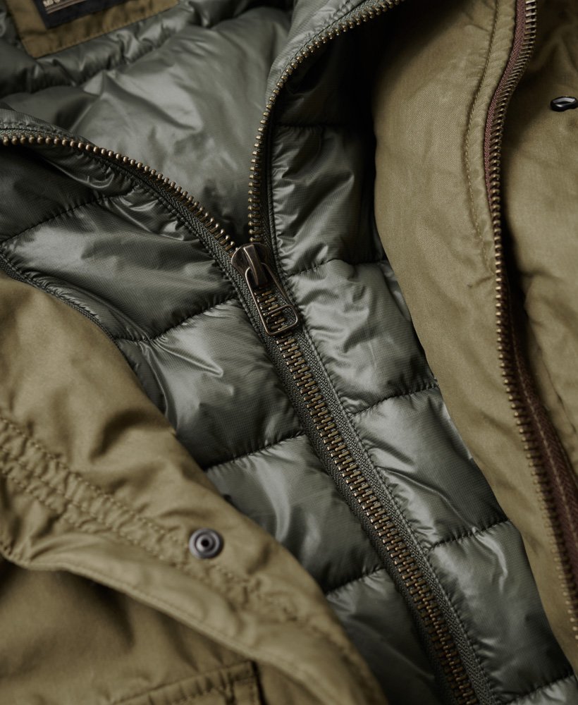Superdry UK Hooded Cotton Lined Deck Jacket - Mens Mens Best-sellers