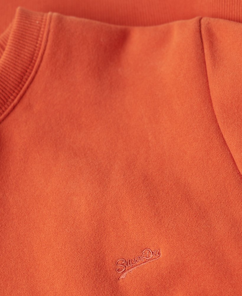 Mens - Essential Logo Crew Sweatshirt in Denim Co Rust Orange